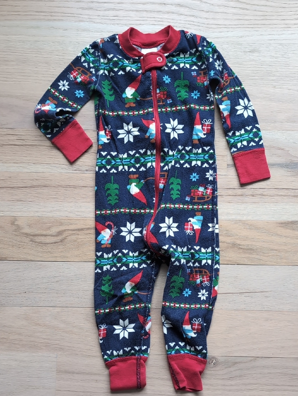 Hanna Andersson Gnome Sweet Gnome One Piece PJ